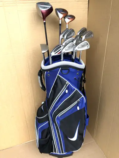Left hand golf clubs & golf bag – full set, View more