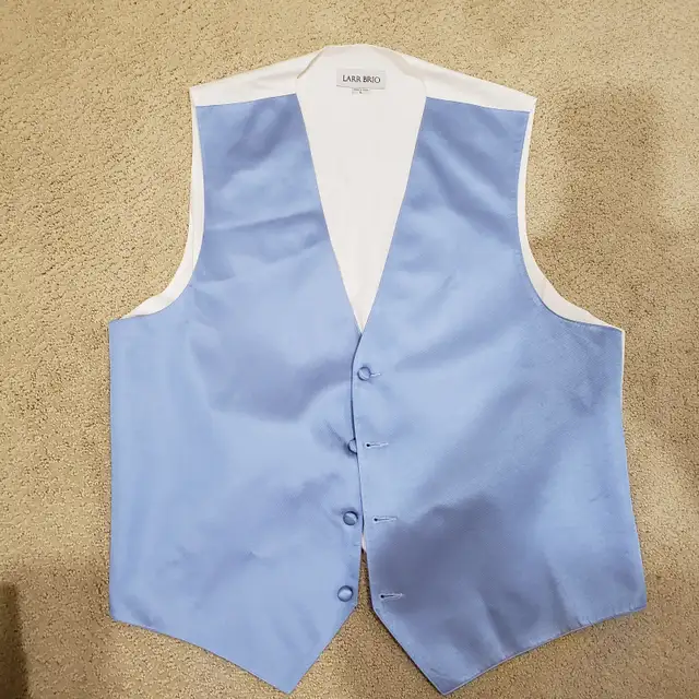Men’s Light Blue or Baby Blue Vests or Waistcoats – $4 each in Men's in Downtown-West End - Image 2