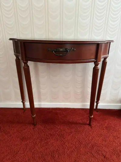 Elegant Wood Entryway Table / Console Table with Drawer, View more