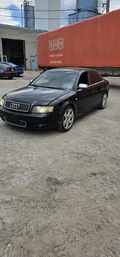 2004 Audi S4 B6 4.2 Manual Brilliant Black/ LY9C 250,000KM 4.2 / BHF 6spd / 0A3 . . Front bumper $55...