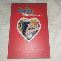 Archie marries hardcover slide cover & comic