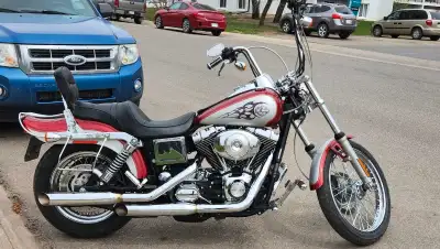 2004 Harley Davisdson Wide Glide. Low K. New front tire. Ready to go.