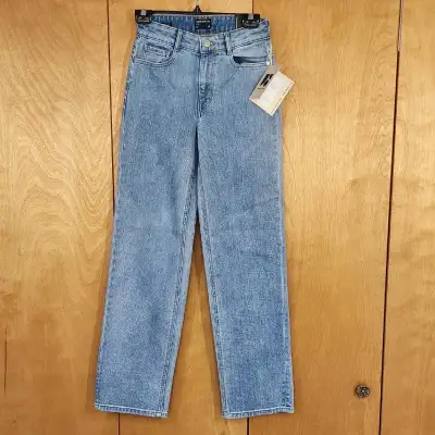 Frank and Oak size 25 high rise jeans, View more