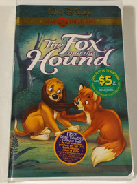 Fox And The Hound Disney VHS Sealed Brand New Gold Collection