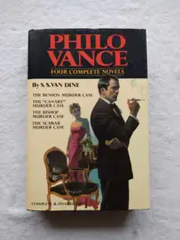 Rare book -PHILO VANCE (Four complete novels)