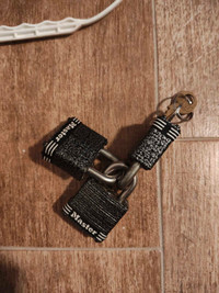 3 master locks with matching key