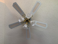 40” white ceiling fan