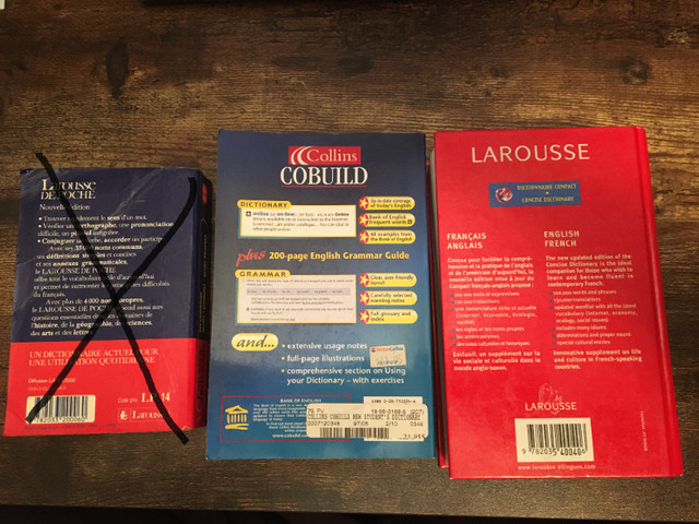 2 dictionnaires dans Autre  à Ville de Montréal - Image 2