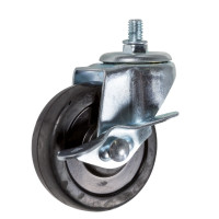 3″ Industrial Bearing Caster, 3/8″ -16 Threading with Lock