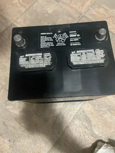 Hai,I am Selling this Battery from my Toyota Corolla LE model car,i bought car on 2022..Battery work...