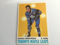 1970 -71 George Armstrong topps hockey card NR MT