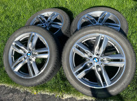 BMW M Sport Rims and Run Flat Snow Tires Bridgestone Blizzak