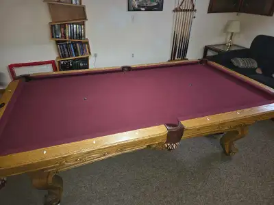 3 pc. slate billiard pool table Olhausen , View more