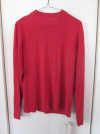 ladies red sweater (size 12) new - never worn