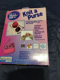 Knit a Purse Kit New