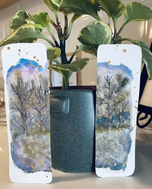 Watercolor Bookmarks423857304760504320