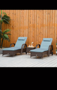 Loungers set 3 pcs