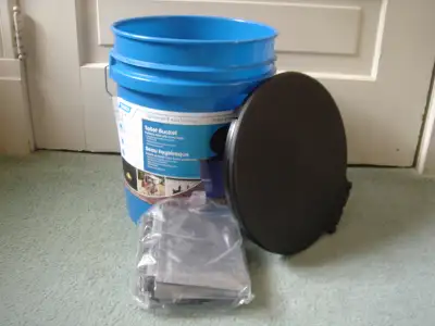 Camco 41549 Toilet Bucket Kit with Seat, New, NEVER USED, View more