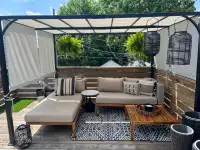 Outdoor Sectional & Coffee Table for Sale