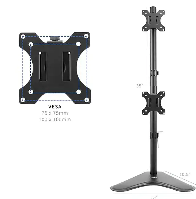 VIVO Dual Monitor Desk Stand in General Electronics in Burnaby/New Westminster - Image 3