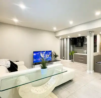 This basement rental unit offers a rare blend of elegance and convenience. Boasting two bedrooms and...