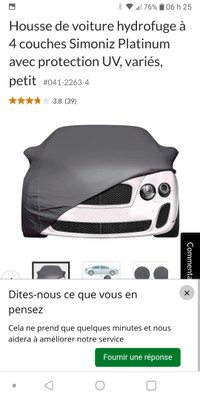 Housse pour voiture