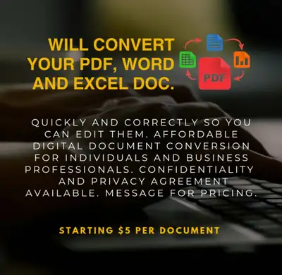 Convert your PDF⇄Word, Excel, PPT, View more
