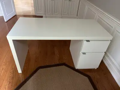 IKEA White Office Desk – Good Condition, View more