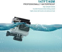 147FT / 45M Underwater Waterproof Housing Case for GoPro Hero