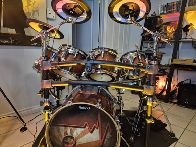 Magnifique batterie hybride Sonor / Roland, View more