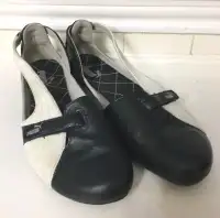 Puma Women’s Espera II Ballet Flat Leather Shoes Black White