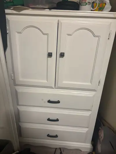white dresser/cabinet, View more