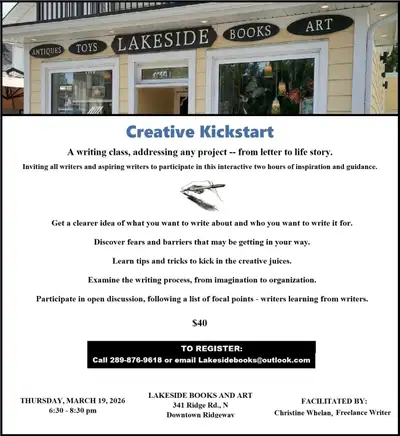 Writing Class in Ridgeway, View more