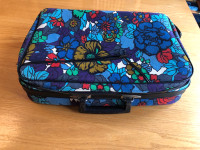 Vintage Floral Suitcase - Made in Japan - Mod Retro Travel