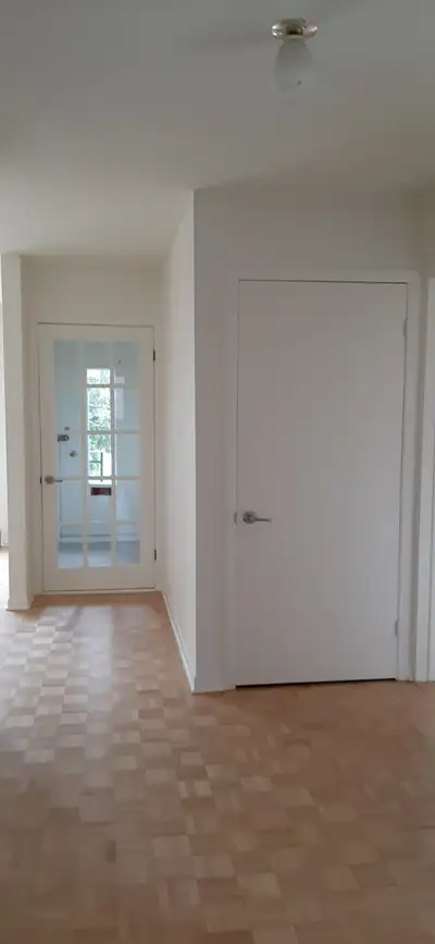 Grand 5 1/2 dans un triplex, libre le 1er juillet, rénové, balcon 14 x 17, pas d'accès à la cour, ru...
