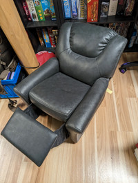 Kids Leather Recliner