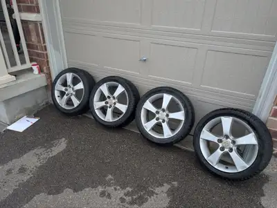 Price for each: 1. Michelin Pilot Alpin, tread depth 8..... $90 2. Michelin X-Ice, tread depth 5.......