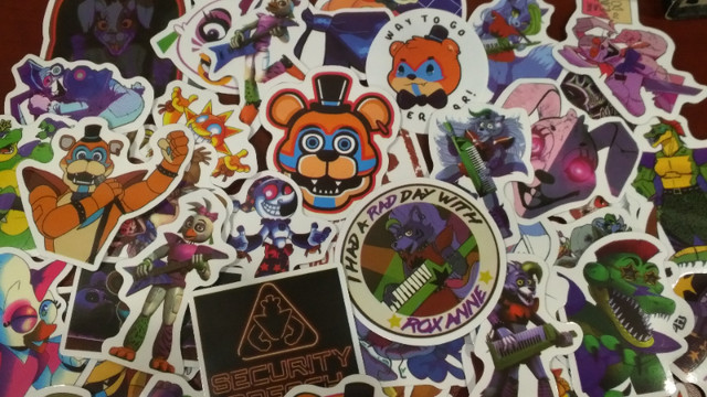 Five Nights at Freddy's  Security Breach Sticker Lot (New) in Hobbies & Crafts in Lethbridge