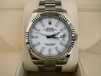 New 2024 Rolex Datejust 41 White Dial 