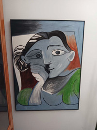 Picasso reproduction in oil on canvass 
