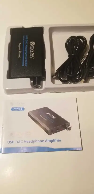 eSynic ESY200 USB DAC Headphone Amplifier, View more