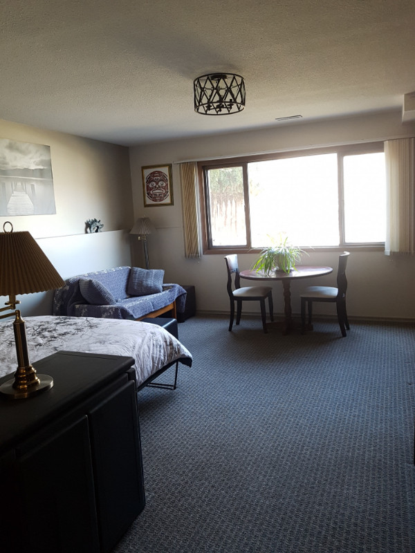 Ground level bachelor suite with kitchenette. in Room Rentals & Roommates in Penticton