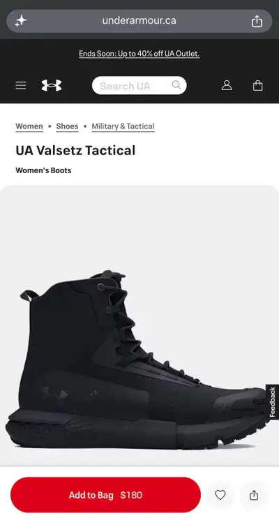 Under Armour Valsetz Tactical Women's Boots, View more