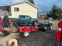 Mini tow behind excavator