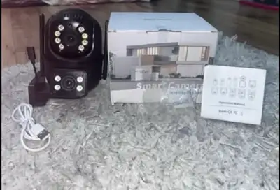 Pair of New Dual-Lens PTZ Outdoor Security Cameras Smart Life/T, View more
