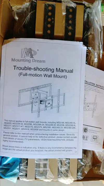 Full Motion TV Wall Mount, View more
