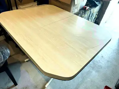 LIGHT WOOD FINISH DINING TABLE , View more
