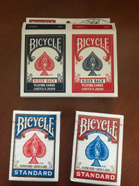 Bicycle Playing Card games and Ravensburger puzzles 1000 pieces