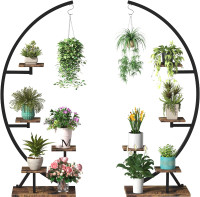 Plant Stand Indoor, 5-Tier Large Tall Metal Plant Stand
