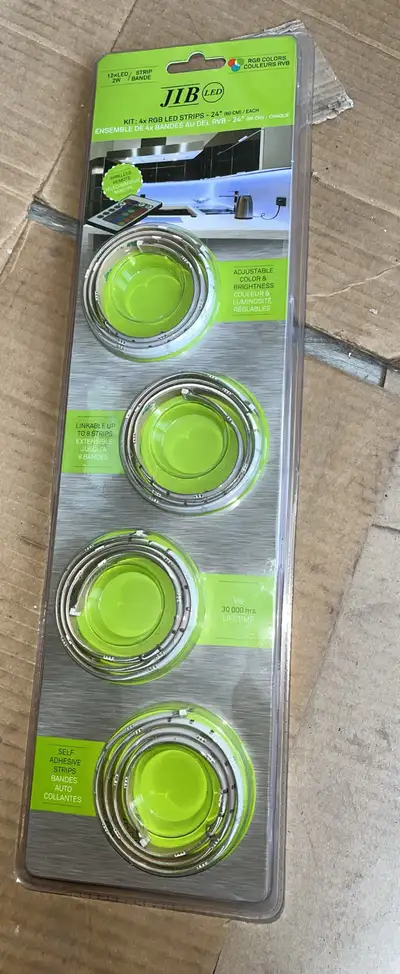 Led light strips set lumière del avec remote, View more